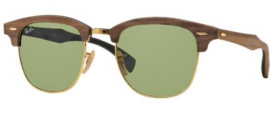 Солнцезащитные очки CLUBMASTER WOOD RB 3016M